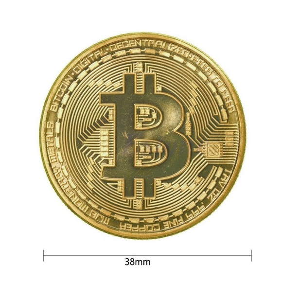 Physical BITCOIN! Gold BTC Collector’s Item Crypto - Picture 2 of 4